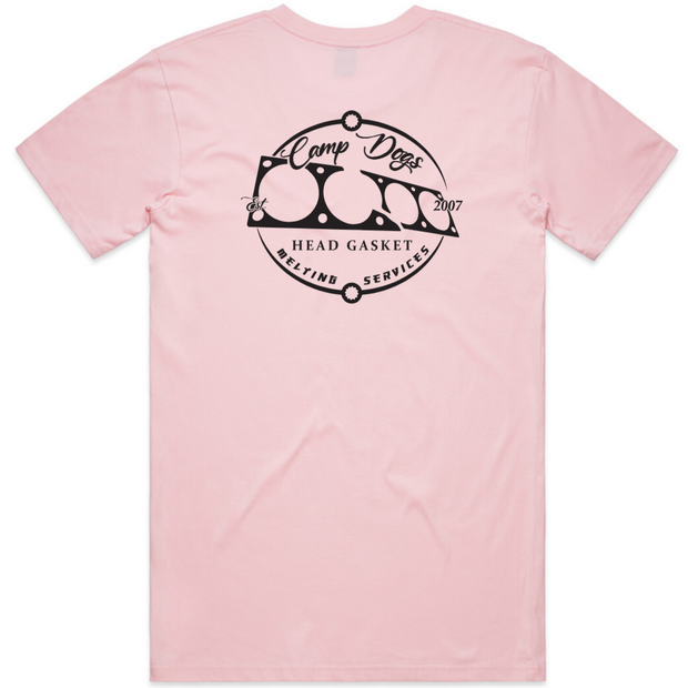 Head Gasket Melting Services T-Shirt (Pink)