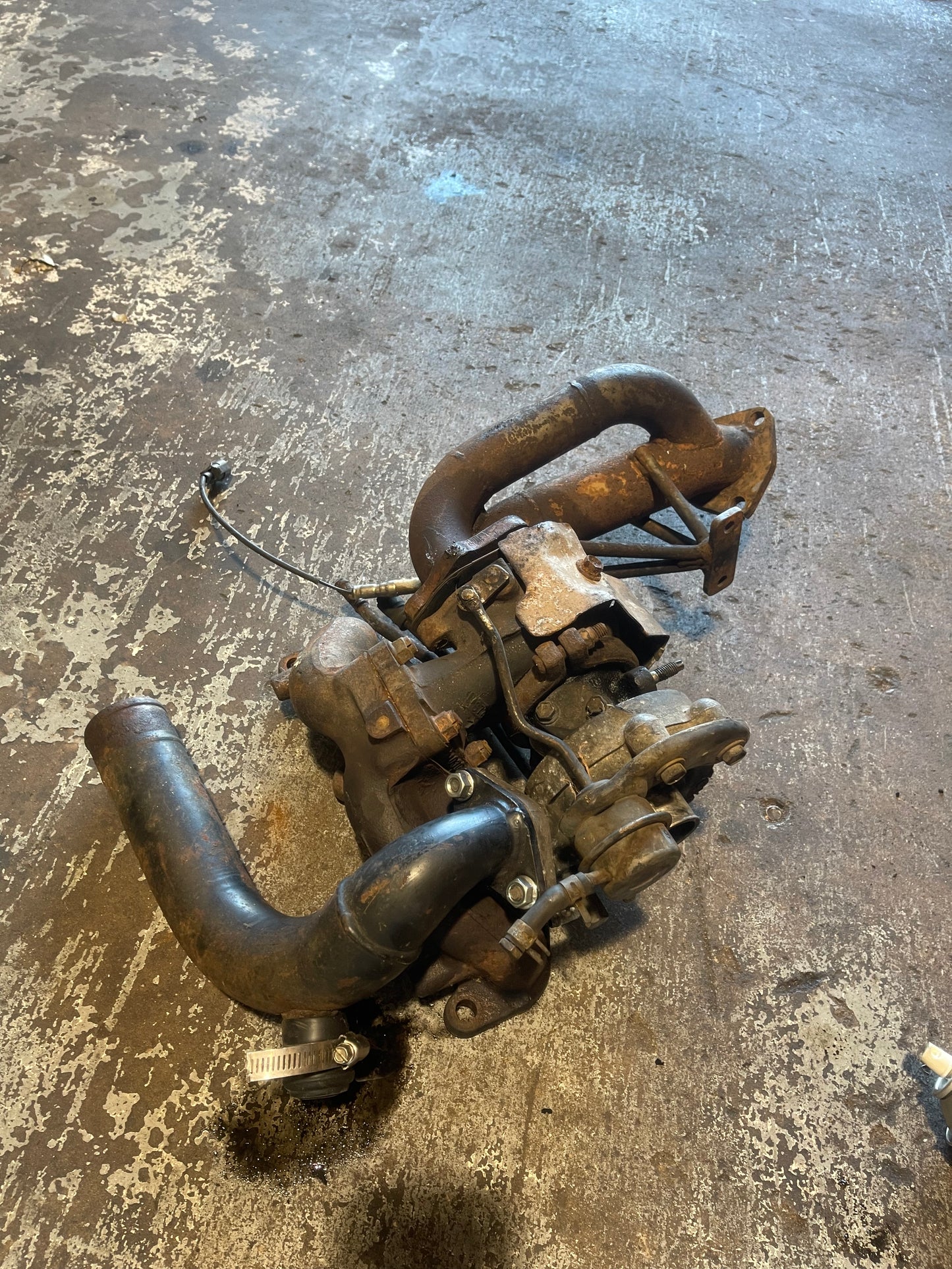 Turbo & Manifold (Stock 4E-FTE) - Used Part